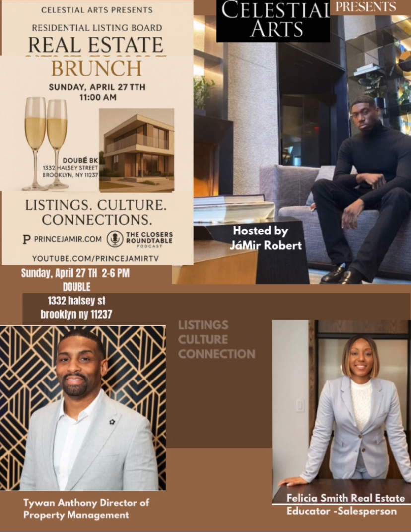 RESIDENTIAL LISTING BOARD. REAL ESTATE BRUNCH